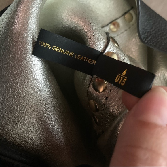 NWOT Rebecca Minkoff Leather Studded Shoulder Bag - Picture 5 of 11